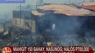 UB: Mahigit 150 bahay, nasunog sa Bacolod City