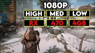 God Of War : RX 470 + I5 2500 - 1080p All Settings