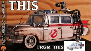 Ghostbusters Afterlife Ecto 1 Car //  Toy Collectible Customization // Just Joshin' Around