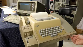 ASR 33 Teletype demo  (restoration Part 10)