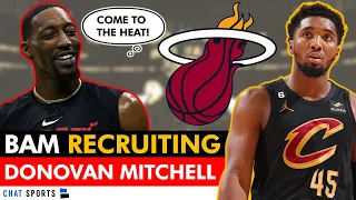 Bam Adebayo RECRUITING Donovan Mitchell To Miami! Heat Trade Rumors
