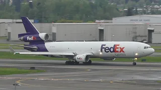 FedEx Express McDonnell Douglas MD-11F [N603FE] Takeoff from PDX