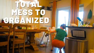 Total Mess To Organized  | Homemaker Cleaning Day |