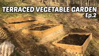 Terraced Vegetable Garden -  E.2 - Building Raised Beds & Topsoil