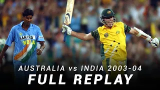 LIVE Flashback: Australia v India | Match 7, 2003-04 ODI Tri-Series