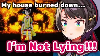 Oozora Subaru - Manager Didn't Believe Her House Burning Down Story【ENG Sub/Hololive】