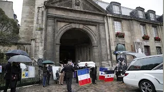 Les obsèques de Juliette Gréco à Saint-Germain-des-Près