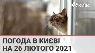 Погода в Києві на 26 лютого 2021