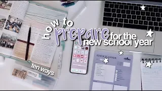 How To Prepare for the New School Year ☆ Back To School Tips