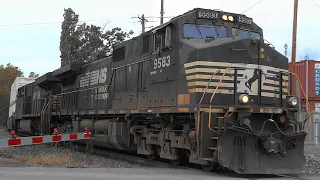 Short Norfolk Southern Double Stack Intermodal Train