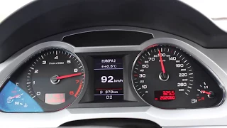 AUDI A6 C6 2.8 FSI quattro acceleration 0-100km/h