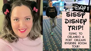 SISTER DISNEY TRIP 2017 DAY 1: FLYING + A PORT ORLEANS RIVERSIDE ROOM TOUR! | Gillian At Home