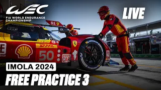 LIVE Free Practice 3 (English) I 2024 6 Hours of Imola I FIA WEC