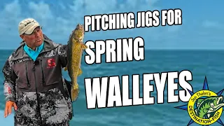 How to Pitch Jigs For Spring Walleye