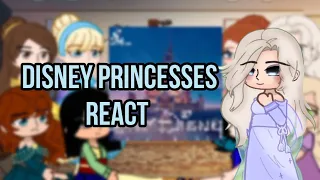 Disney princesses react || GCMV || Part 1