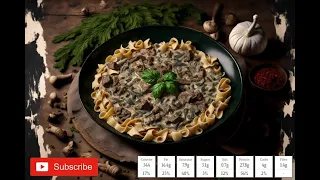 Beef and Wild Mushroom Stroganoff by Jamie Oliver