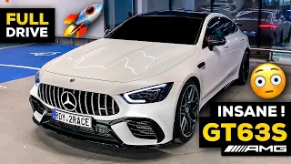 2020 MERCEDES AMG GT 4 Door Coupe NEW GT63 S FULL DRIVE Review INSANE LAUNCH Control!