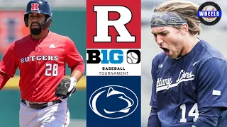 #2 Rutgers vs #6 Penn State (AMAZING!) | Big 10 Tourney 2nd Round | 2022 College Baseball Highlights