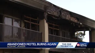 Abandoned Hotel Catches Fire Again