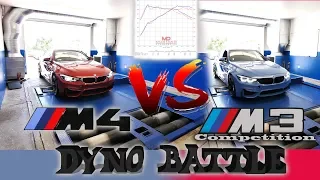 2018 BMW M3 Competition VS 2018 BMW M4 DYNO BATTLE