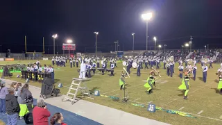 Pride of Baker Marching Band halftime performance of Radioactive. October 29,2021