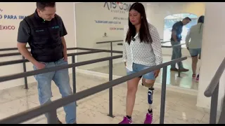 301 Hay que entrar con el talón Lucero #amputados #prostheticleg #amputados