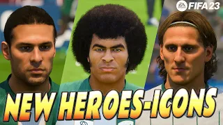 FIFA 23 | ALL NEW HEROES & ICONS FACES