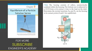 3-4 Statics Hibbeler 14th Edition (Chapter 3) | Engineers Academy