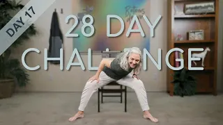 Chair Yoga - Day 17 - 26 Minutes Some Seated, More Standing