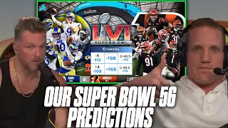 Pat McAfee & AJ Hawk's Official Prediction For Super Bowl 56