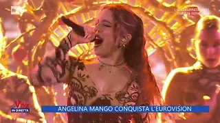 Angelina Mango conquista l'Eurovision - La Vita in diretta 10/05/2024