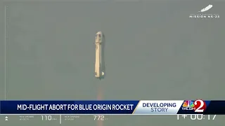 FAA grounds Blue Origin New Shepard after emergency abort during launch