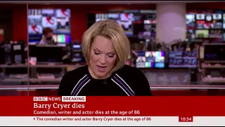 Barry Cryer dies - BBC Breaking News (27 January 2022)