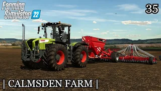 DRILLING WITH CLAAS XERION 🔸Farming Simulator 22 🔸Calmsden Farm Ep 35