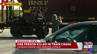 Pedestrian killed after train crash in Las Cruces