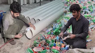 Recycling Millions Waste Plastic Bottles to Make PVC Pipes - Trash Foundry