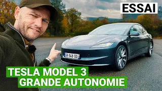 Essai Tesla Model 3 Grande Autonomie 2023 : Moins de choses mais encore mieux !