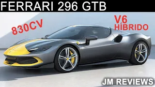 Os Tempos Estão MESMO A Mudar... A Ferrari Com V6 Híbrido No NOVO 296 GTB!!! - JM REVIEWS 2021