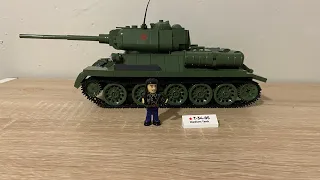 Cobi T34/85 tank set review