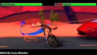 Wile E Coyote & Roadrunner - Rabid Runner with healthbars