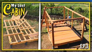 My Last DIY Cabin #3 | Building the Main Frame and Floor