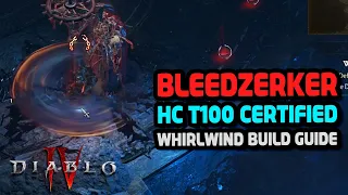 *UPDATED* Whirlwind BleedZerker Barbarian | Diablo 4 Build Guide