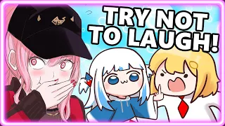 HOLOLIVE EN TRY NOT TO LAUGH CHALLENGE!