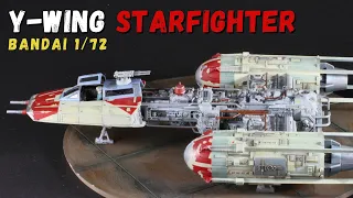 Bandai Y-WING | 1/72 scale | Build, Paint & Weather | Star Wars Model