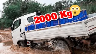 Off roading with 2000 Kilo load, Tata Intra V50 Pickup Test - Offroading😱