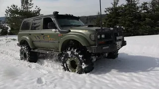 Toyota Land Cruiser HDJ 80 - 40'' - TOSUN - Extreme Snow OFF ROAD - 4K UHD