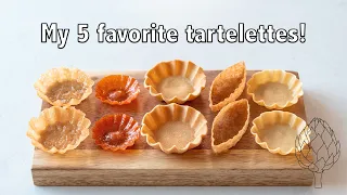 My 5 favorite savory tartelettes or tart shells | All recipes & techniques