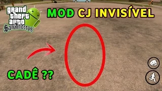 GTA SA Android Mod CJ INVISÍVEL (PARA CÂMERA MOTOVLOG) + TUTORIAL