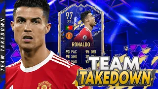 97 TOTY Cristiano Ronaldo Team Takedown vs @AJ3 !!!