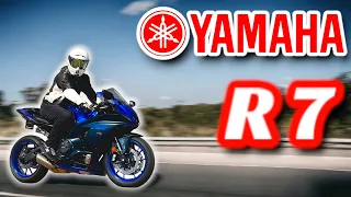 YAMAHA R7 | TEST RIDE/REVIEW  | IS THE R7 A BEGINNER BIKE? | R7 VS R6